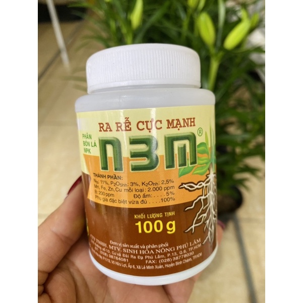 Phân kích ra rễ N3M, siêu kích rễ