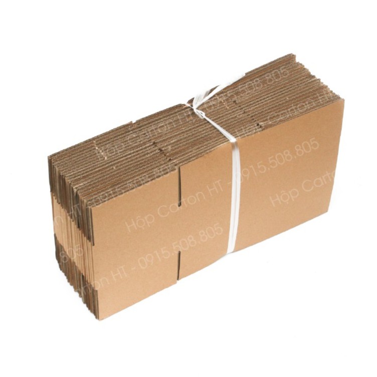 30x15x10 Combo 50 hộp carton, thùng giấy cod gói hàng, hộp bìa carton đóng hàng gía rẻ