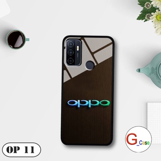 Ốp lưng Oppo A53 - in hình 3D Logo điện thoại