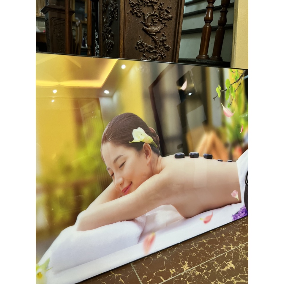 Tranh Treo Tường Spa Phun Môi Thẩm Mỹ Tranh Trang Trí Quán Spa / Chăm Sóc Da Mặt / Massa Làm Đẹp / Gội Đầu Dưỡng Sinh