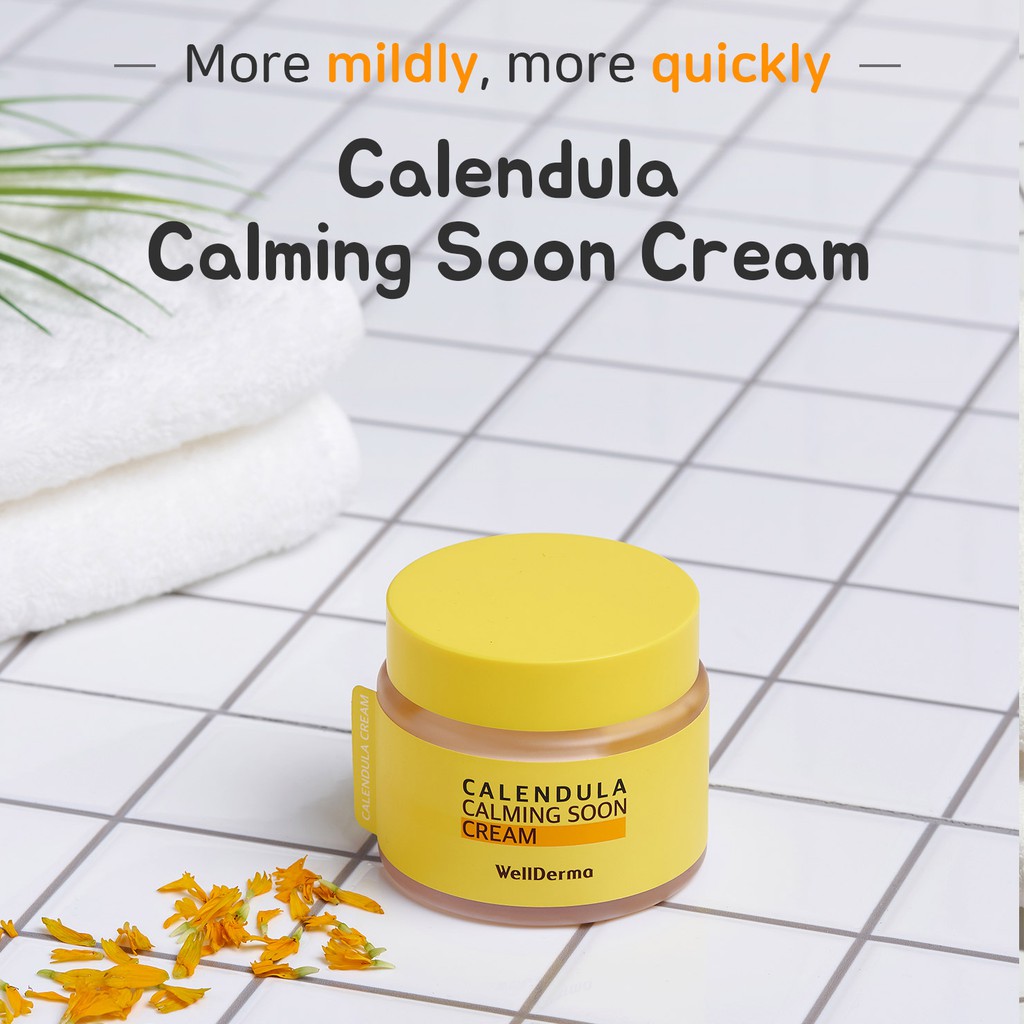 Kem hoa cúc Wellderma Calendula Calming Soon Cream 80g