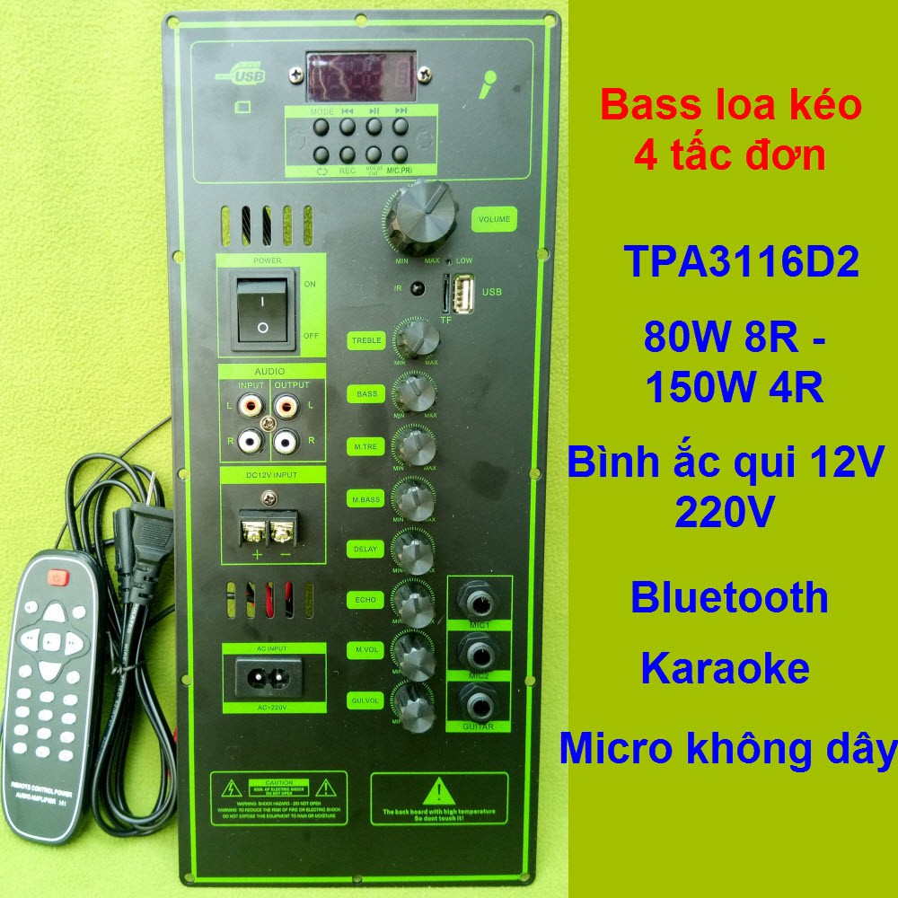 [Siêu hot] Mạch loa kéo công suất lớn