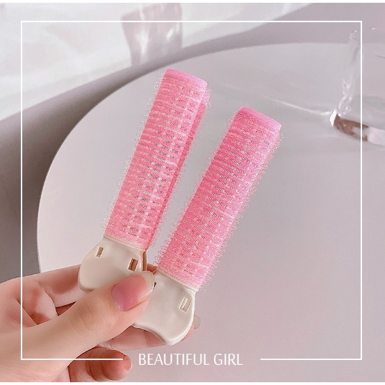Kẹp phồng chân mái tóc tự dính tạo kiểu Hàn Quốc, lô uốn mái thưa, thanh kẹp làm phồng chân tóc