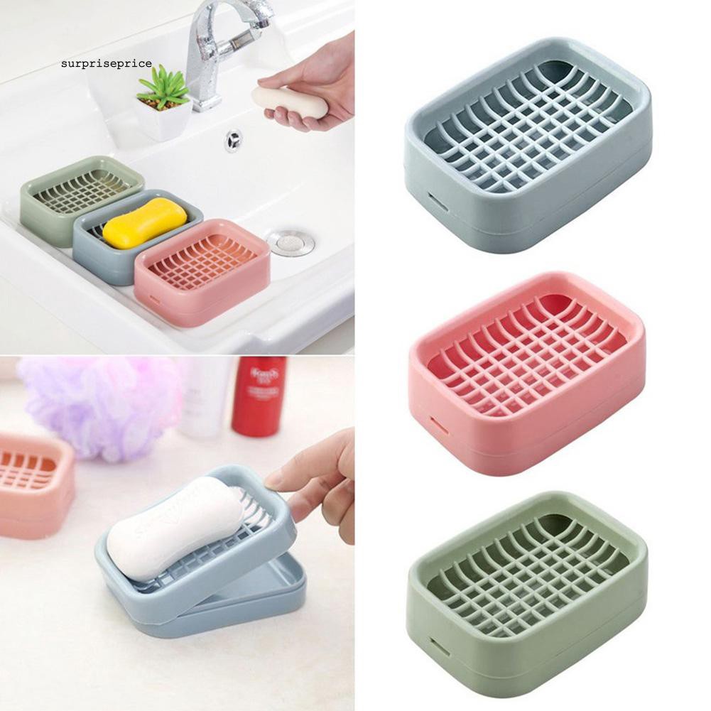 Giá để xà phòng 2 tầng bằng nhựa