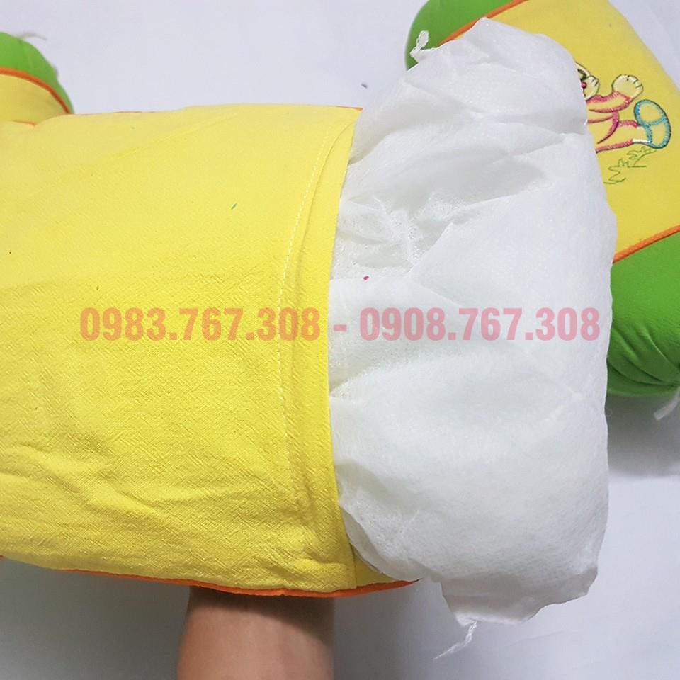 Bộ Chặn Bông Cao Cấp, Kèm Gối Siêu Xinh - Bé Ngủ Không Bị Giật Mình - BTT00521