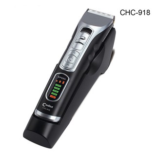 Tông đơ codos màu đen có đèn LED CHC-918