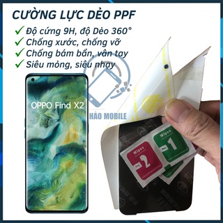 Dán dẻo PPF cho OPPO Find X2 ( trong suốt và chống nhìn trộm ) dán full màn