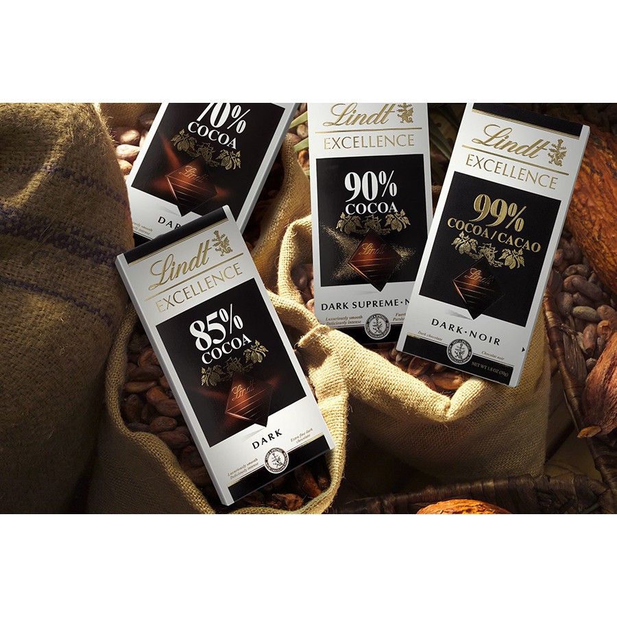 (18 vị) Chocolate Lindt Excellence & Swiss Classic thanh 100gr (Hàng nhập khẩu Đức & Thụy Sĩ)