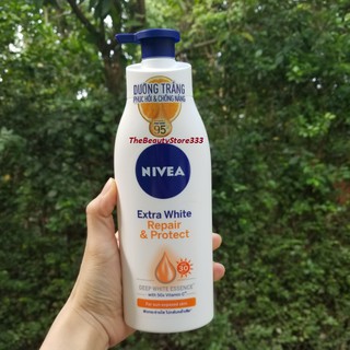 Sữa Dưỡng Thể Trắng Da Giúp Phục Hồi & Chống Nắng Nivea 350ml