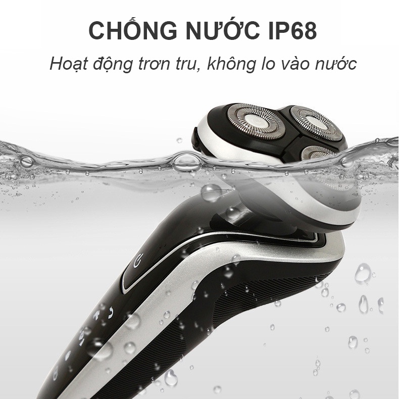 Máy cạo râu đa năng 4 in 1 thế hệ mới  - mẫu máy cạo râu nam cao cấp 4 tính năng: cắt lông mũi, rửa mặt, cạo tóc