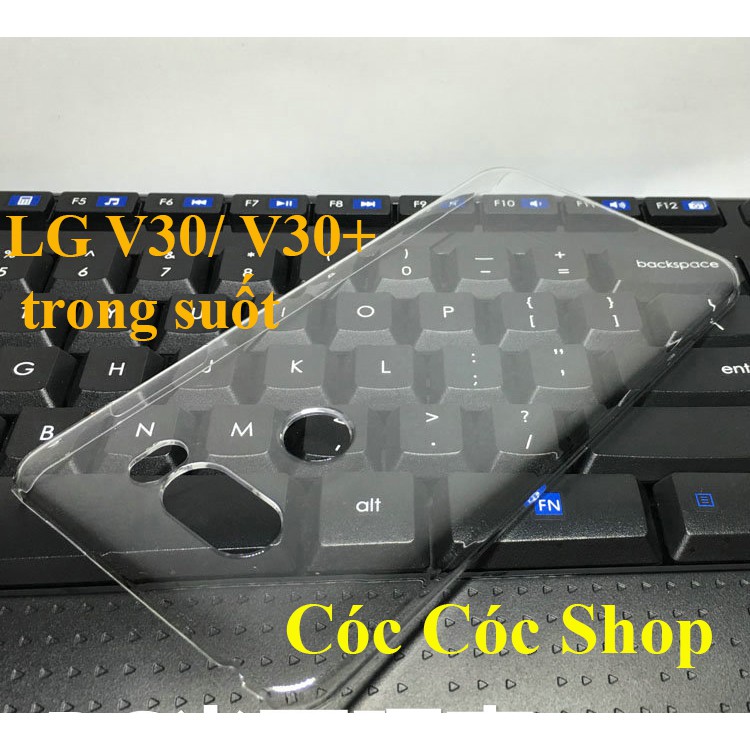 Ốp lưng LG Velvet / V30/ V30+/ V35/ V40/ V50/ V60 nhựa CỨNG TRONG SUỐT
