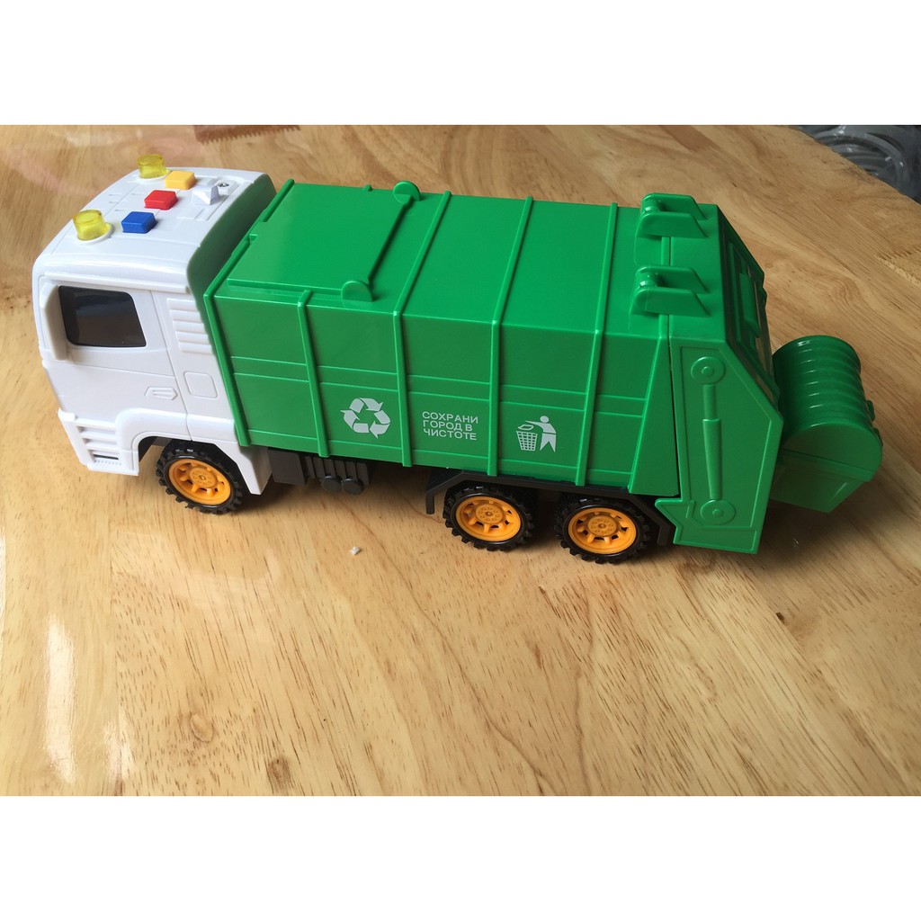 Xe ô tô chở rác đồ chơi - Xe chở rác đồ chơi trẻ em mô hình