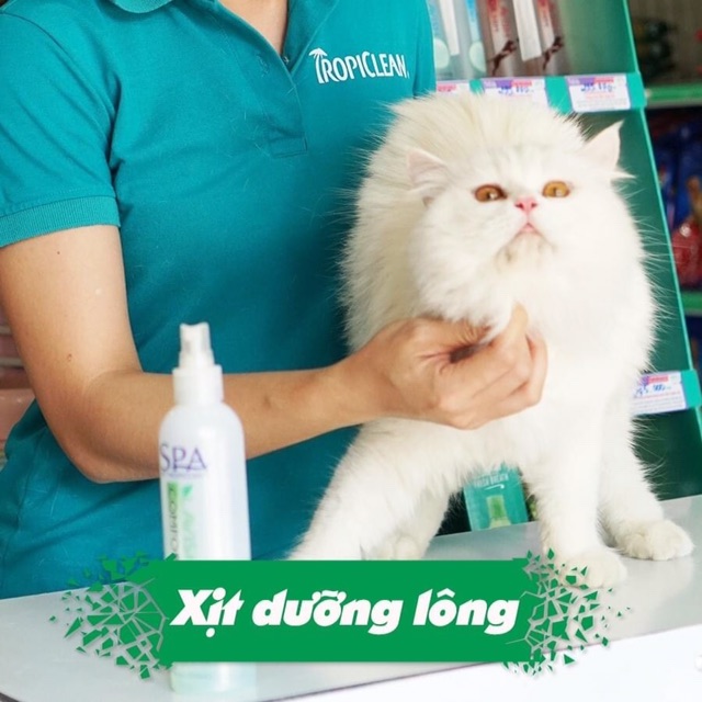 Xịt nước hoa dưỡng lông dành cho Chó Mèo TropiClean SPA Cologne 236ml