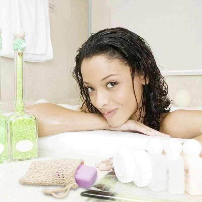 [Hàng mới về] Túi đựng xà phòng bằng sợi sisal tự nhiên tiện dụng