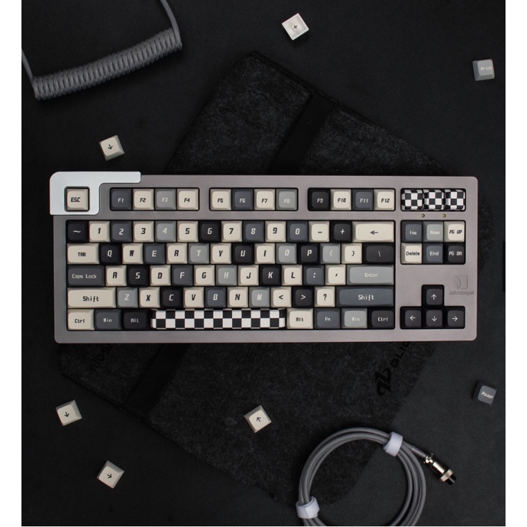 Nút Bàn Phím Cơ PBT 135 Phím Không Màu Cho 7U Space Bar 1.75U 2U