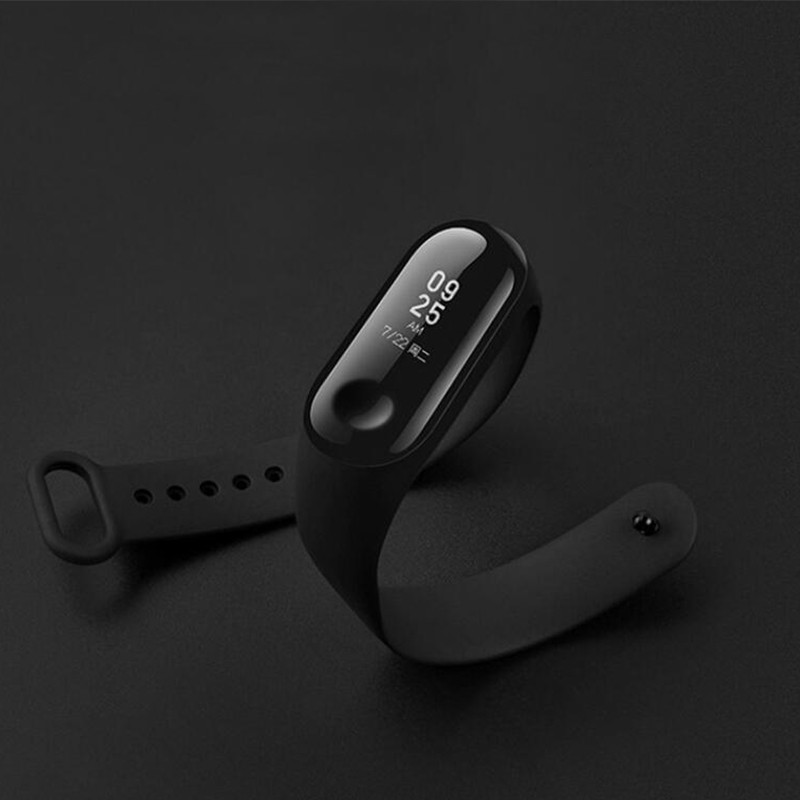 Dây đeo thay thế đồng hồ chất liệu TPU thiết kế nhiều lỗ thời trang cho Xiaomi Mi Band 3/4