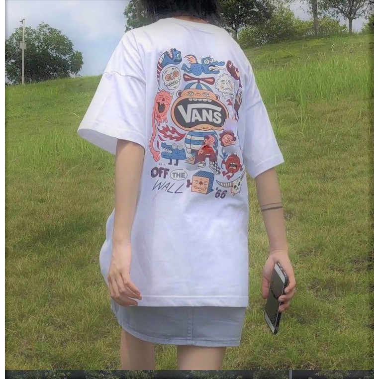 Áo thun unisex in hình CẬU BÉ VANS