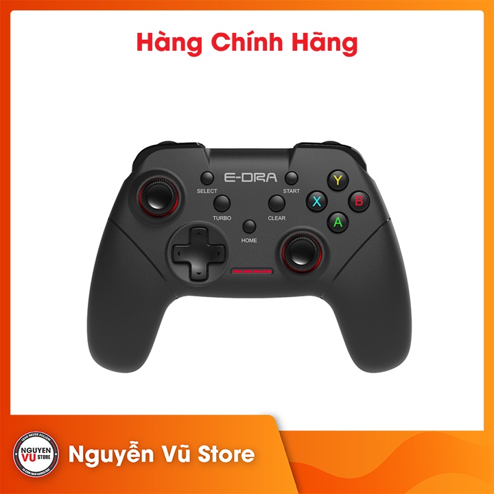 Tay cầm chơi game không dây E-DRA EGP7602 - Hàng Chính Hãng