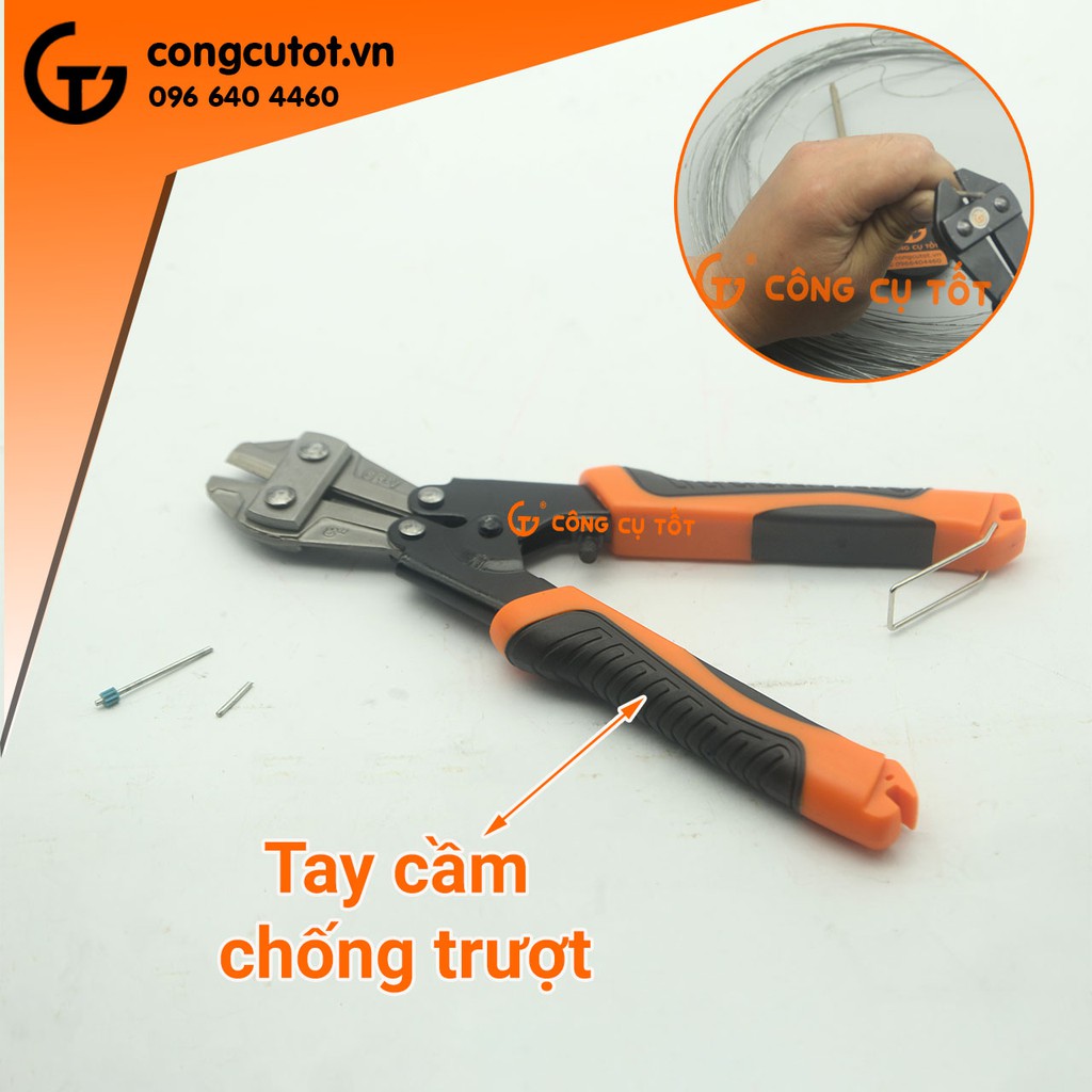 Kim cắt cộng lực 200mm công nghệ Nhật Kapusi K-8190