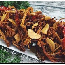 Khô heo cháy tỏi 200gram