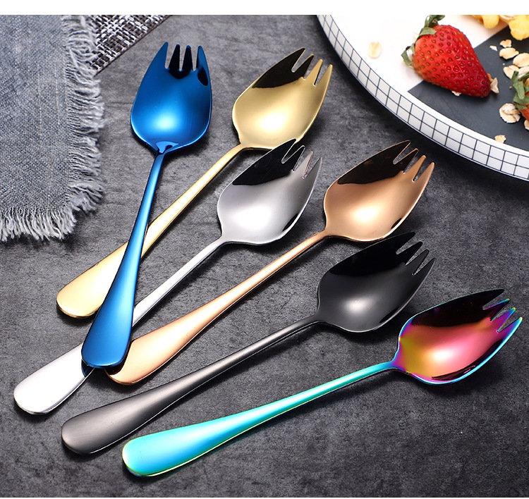 Nĩa Ăn Đa Năng Tiện Dụng Bằng Thép Không Gỉ 304