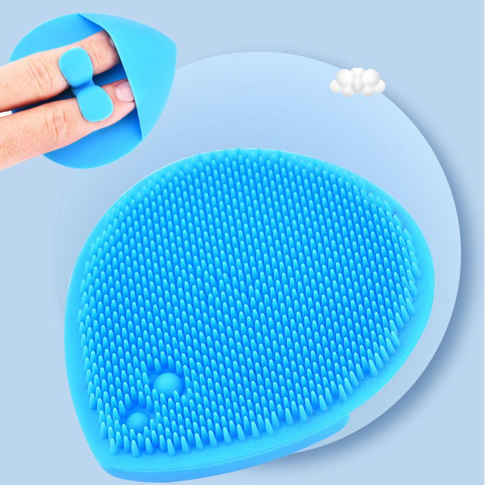 1 Cọ Rửa Mặt Silicone Hình Chiếc Lá Giúp Tẩy Tế Bào Chết Và Làm Sạch Sâu Lỗ Chân Lông
