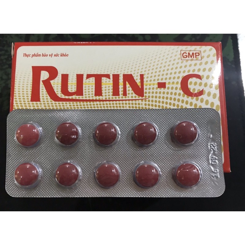 RUTIN C -Hộp 100 viên - Bổ sung vitamin C