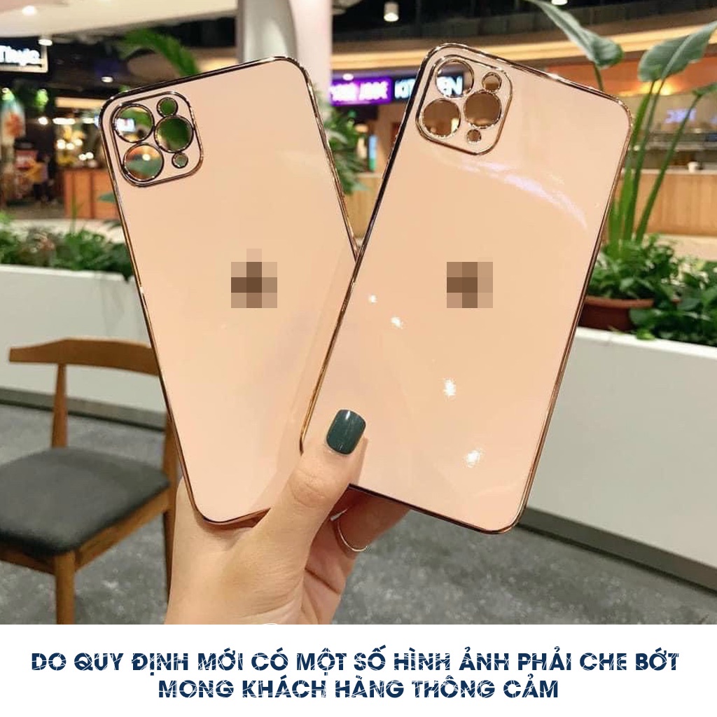 Ốp Lưng Iphone Vuông Kiểu iphone 12 - Ốp Độ ip12 Viền Sang Trọng Nhiều màu - ip Lala17