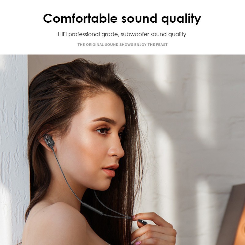 Tai nghe in-ear QKZ A4 loa ổ kép Micrô HIFI