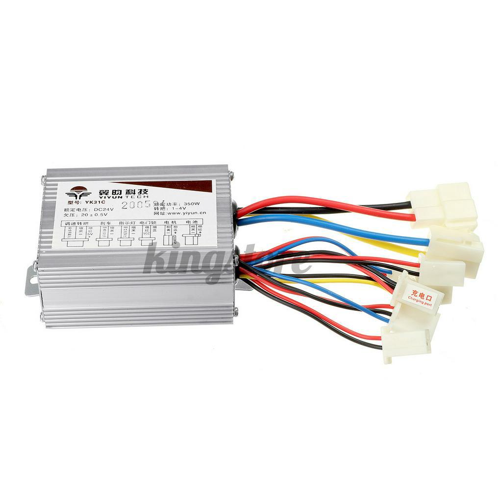 Bộ Điều Khiển Động Cơ Không Chổi Than 24v / 36v / 48v 250 / 350 / 500w Cho Xe Đạp Điện