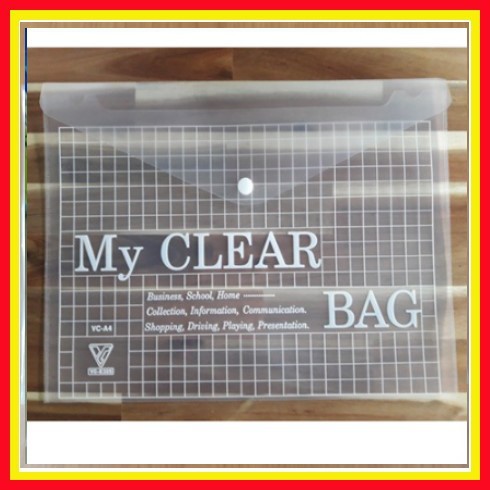 [Gía kho]-Bìa Nút A4/F4 My Clear-Bìa đựng hồ sơ