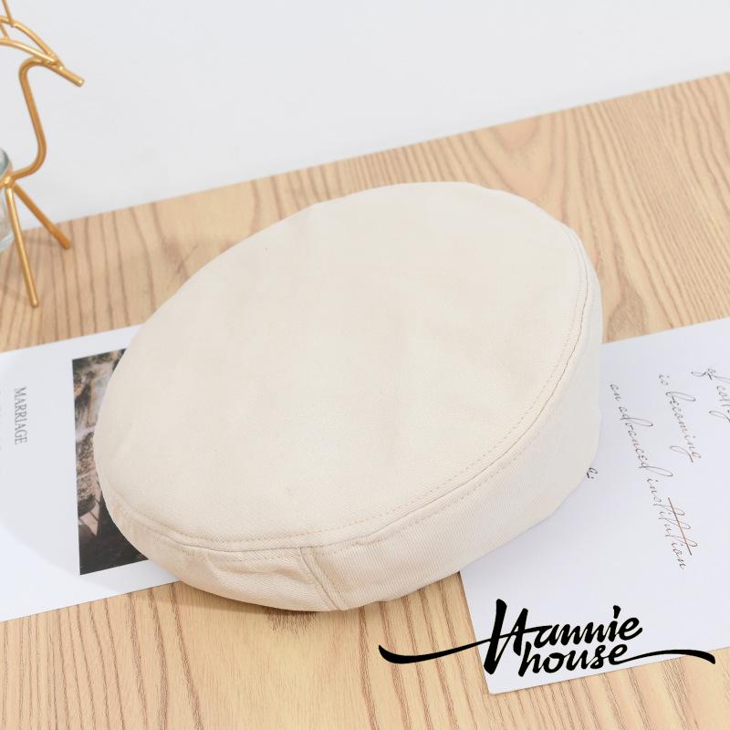 Mũ Beret Thiết Kế Đơn Giản Phong Cách Vintage Cho Nữ