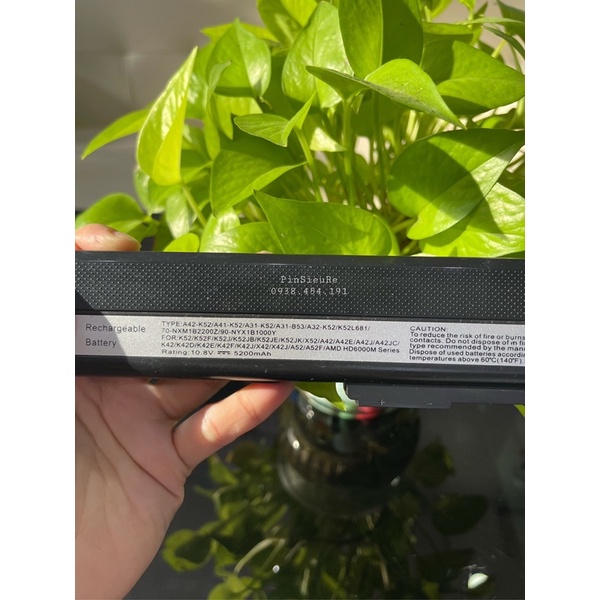 Pin Battery Asus K42 K52 A40J A42 A52