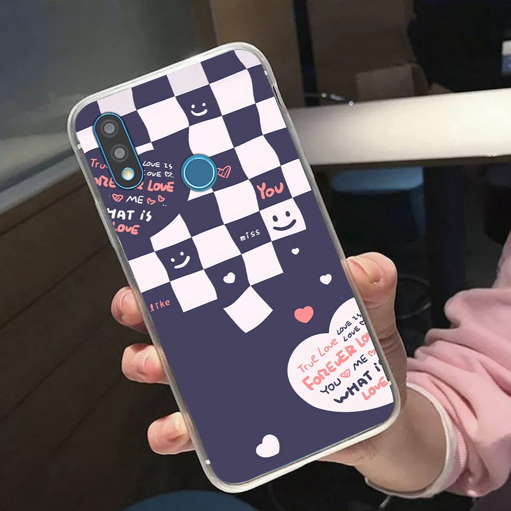 Ốp Vsmart Joy 2 Plus / Joy2+ in hình trái tim, caro kẹo ngọt đầy cá tính siêu đẹp siêu chất