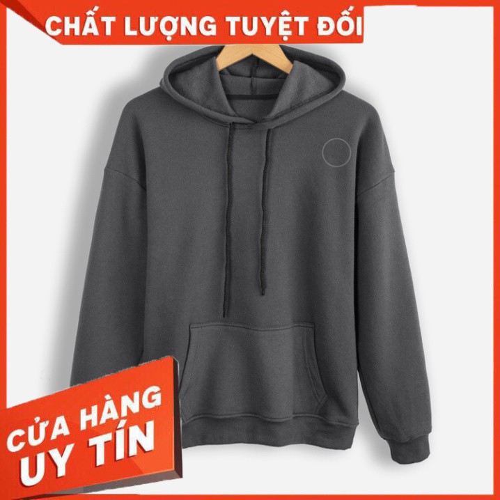 Áo Hoodie Nam Nữ Unisex ROUGH Chất Nỉ Bông Form Basic Phong Cách Hàn Quốc 5 Màu Trẻ Trung - Hàng nhập khẩu