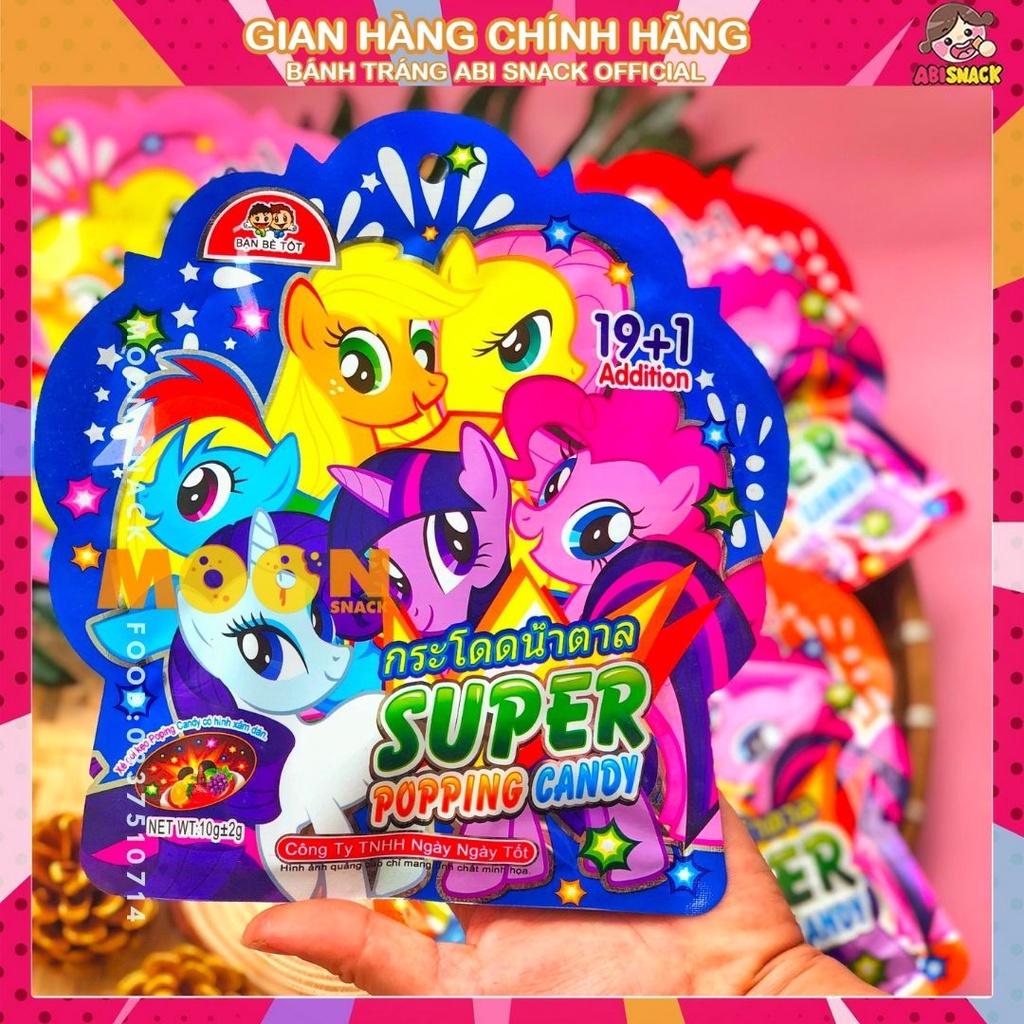 Kẹo nổ Supper Popping Candy Unicorn phiên bản kì lân gói 12g
