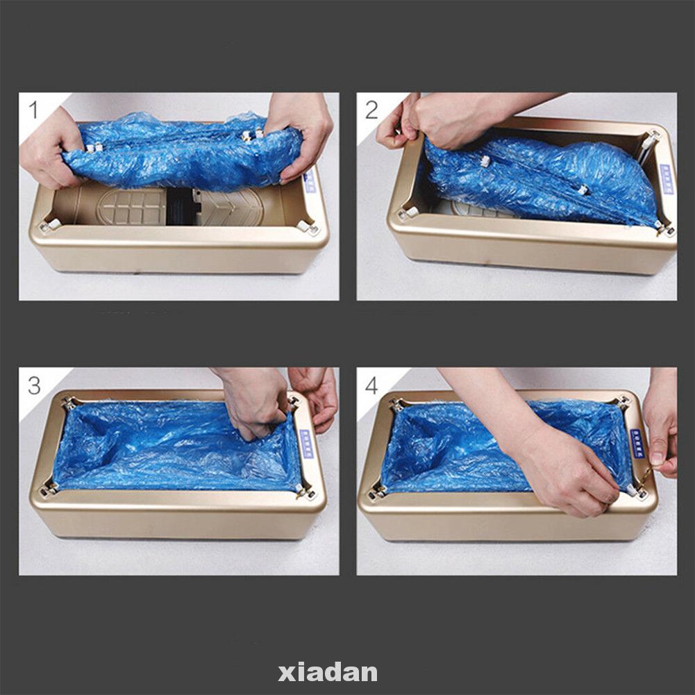 Máy bọc giày tự động hoặc 100 vỏ bọc giày dùng một lần tiện lợi