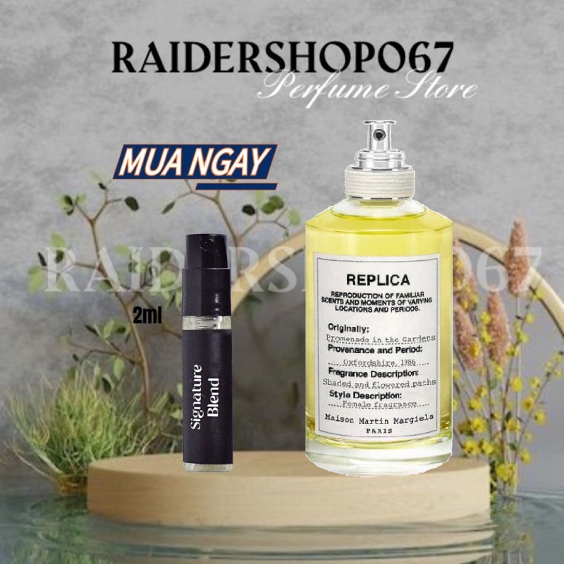 Nước hoa unisex 𝐑𝐄𝐏𝐋𝐈𝐂𝐀 Promenade In The Gardens - 10ml