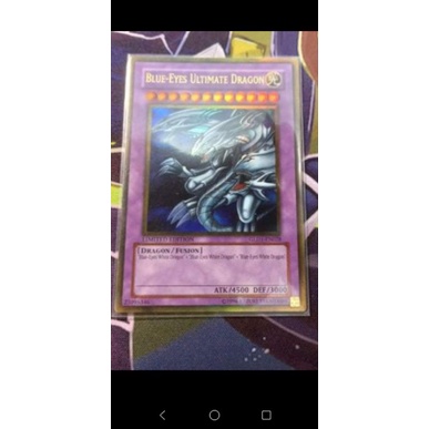 Thẻ bài Yugioh Blue Eyes Ultimate Dragon - Gold Rare