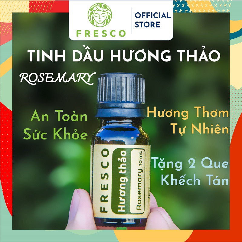 TINH DẦU HƯƠNG THẢO ROSEMARY 🌿FREESHIP🌿 CÓ KIỂM NGHIỆM CHẤT LƯỢNG (COA) - TINH DẦU THƠM PHÒNG THIÊN NHIÊN - ĐUỔI MUỖI