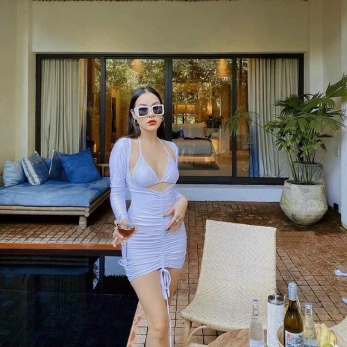 Sét Bikini 3 Món Body Dài Tay Siêu Hót KONKUN MS96