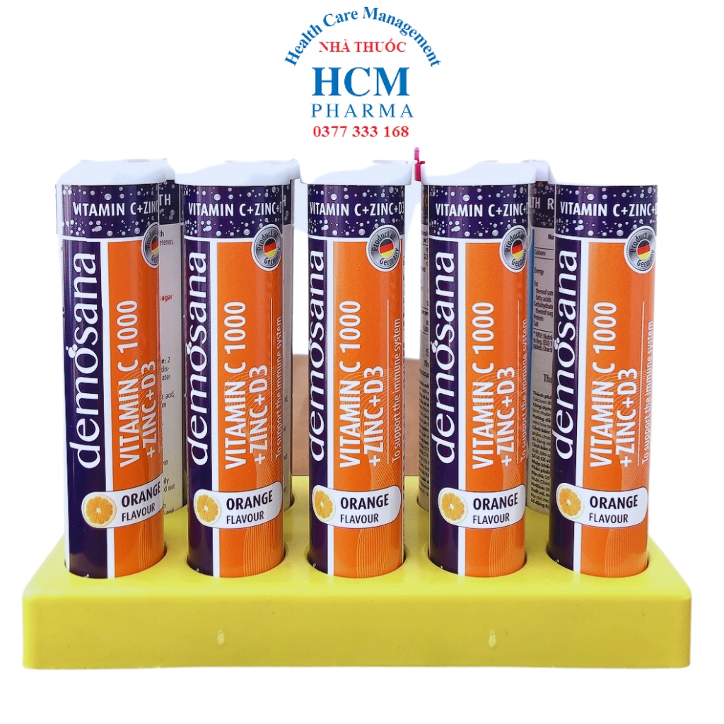 Vitamin C kẽm tăng sức đề kháng giúp đẹp da pure VITAMIN C + ZINK SANCT BERNHARD 60 viên nhập khẩu Đức TTG11