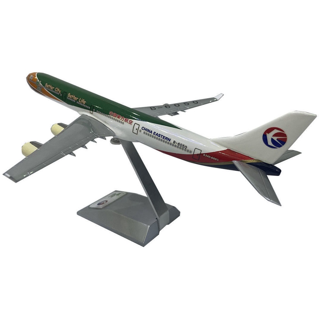 Mô Hình Máy Bay Hành Khách Trung Quốc A340-600 Bằng Nhựa ABS 30cm