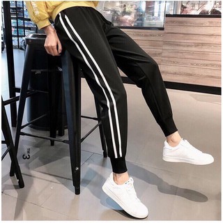 ✌🏻Quần Jogger Nữ 2 Kẻ Sọc, Quần Thể Thao Nữ Phối Sọc, Quần Tập Gym
