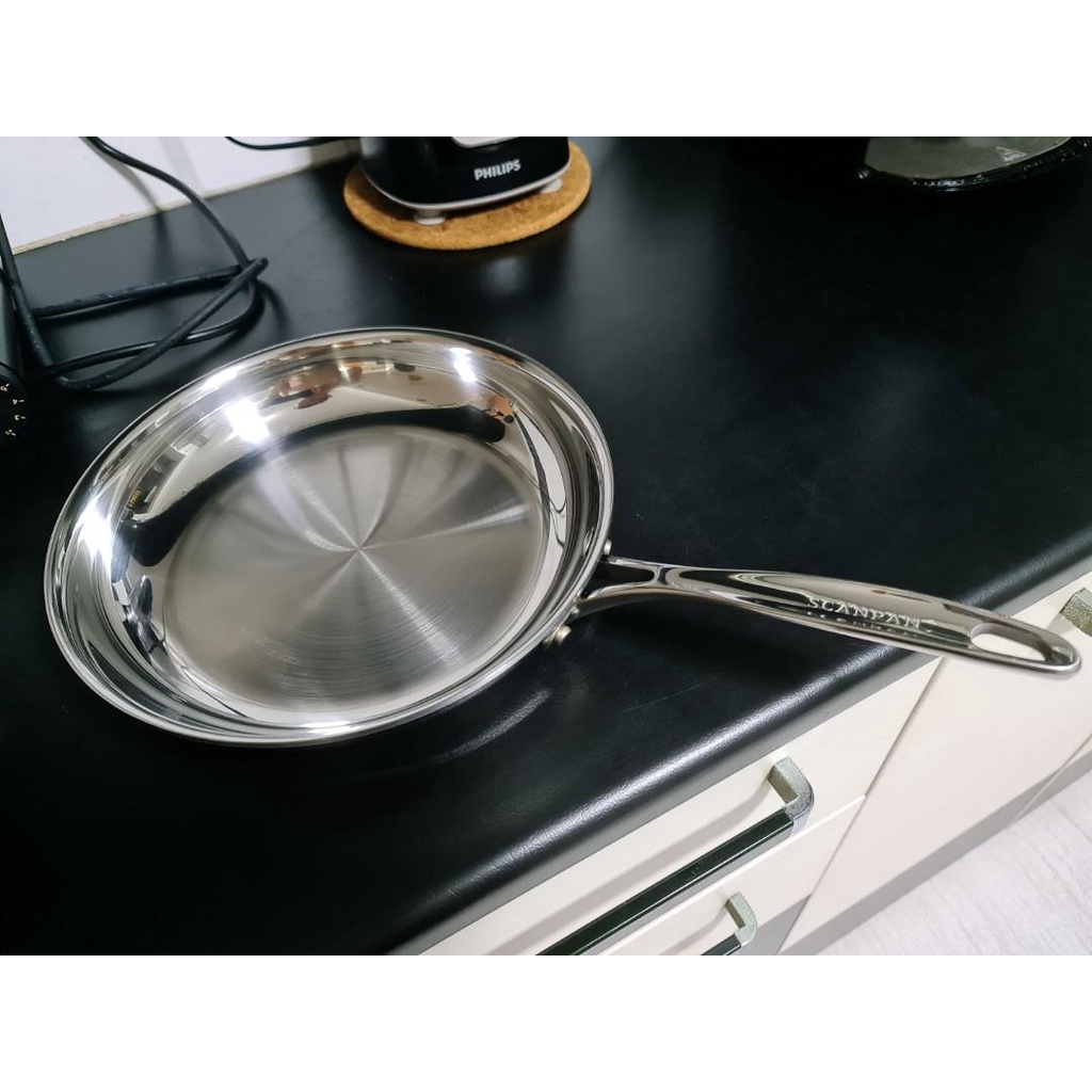 Chảo inox đáy từ cao cấp Scanpan Fusion5 24cm 74002400, dung cho mọi loại bếp, inox 18/10 an toàn cho sức khỏe