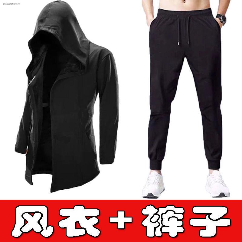 Áo khoác hoodie dáng rộng phong cách thời trang sát thủ cá tính cho cặp đôi