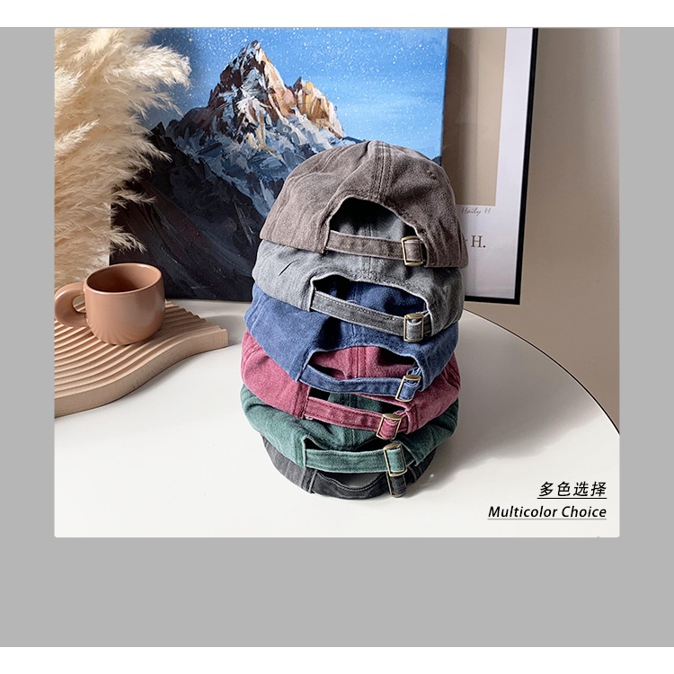 Mũ Lưỡi Trai Mềm Mại Thêu Họa Tiết Phong Cách Retro Mỹ Dễ Phối Đồ Thời Trang Mùa Hè Cho Nam Và Nữ