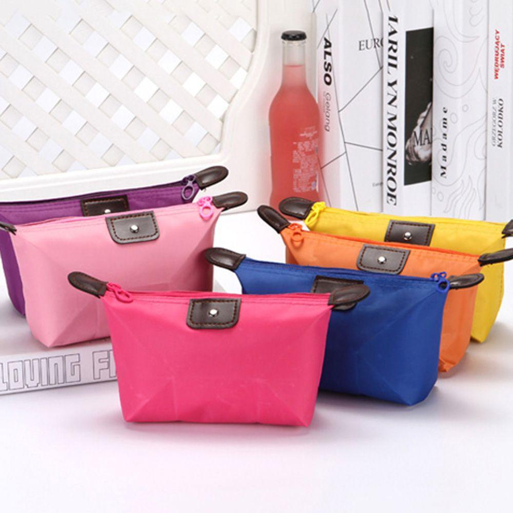 Túi Đựng Đồ Trang Điểm Bằng Nylon Chống Nước Sức Chứa Lớn Tiện Dụng Cho Nữ