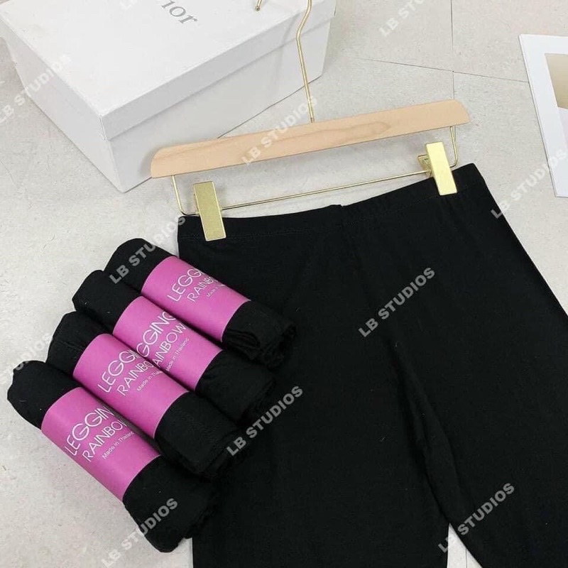 Quần legging lửng thái💥Quần legging ngố đùi thái cạp chun siêu mịn💥kèm ảnh thật trải sàn | BigBuy360 - bigbuy360.vn