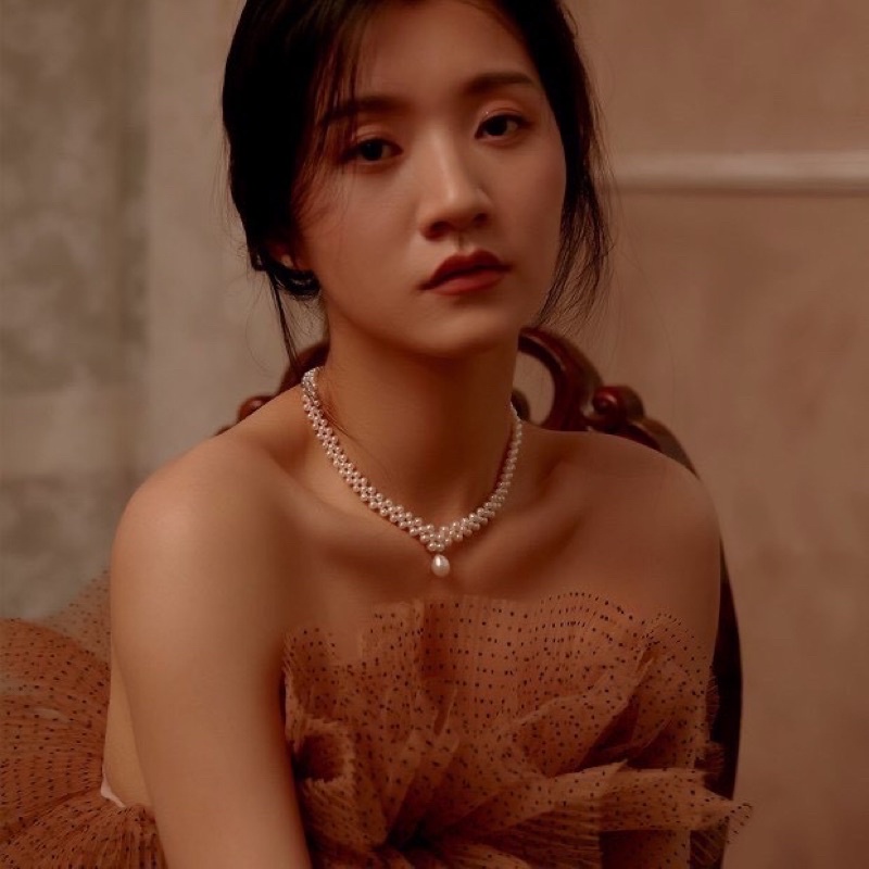 Vòng cổ 5-6ly đan có mặt